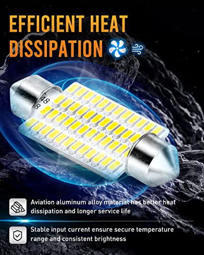 569 578 LED Bulbs Xenon White 570 Lumens Super Bright 3014 48-EX - Product Imagery