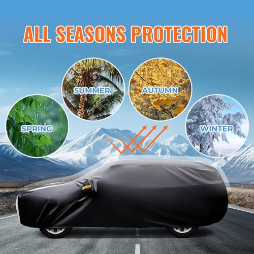 Honda Pilot Car Cover 100% Waterproof All Weather, Gift with - Product Imagery