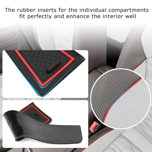2026 2025 2024 Ranger Raptor Slot Mats Center Console Liner Door - Product Imagery