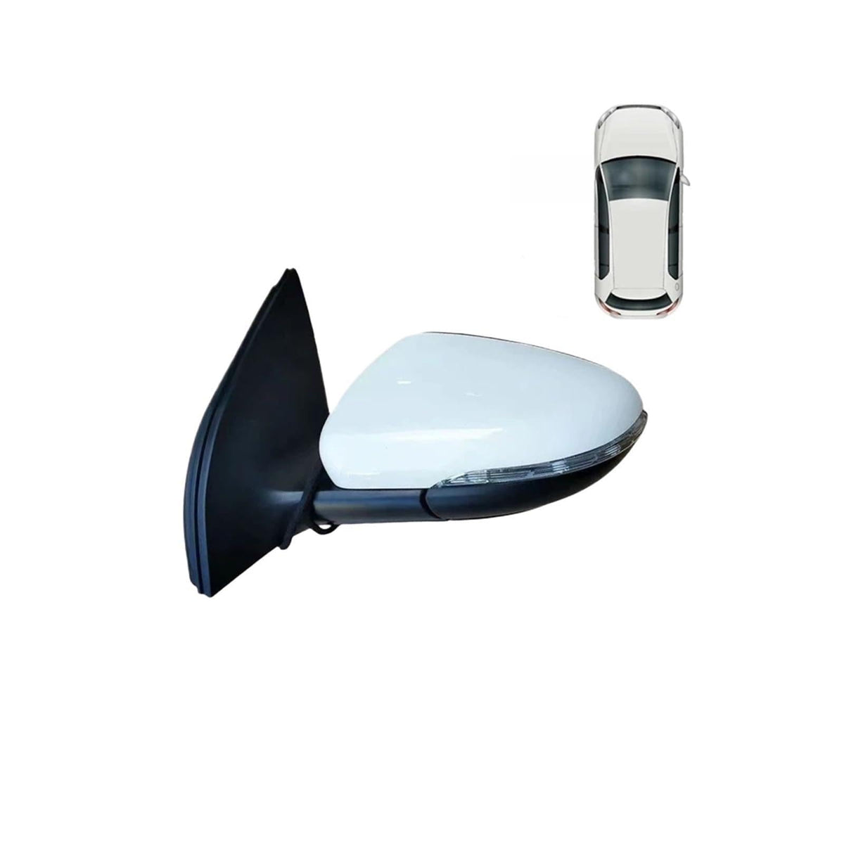 Compatible For VOLKSWAGEN Golf 6 2008-2013 Rear View Mirror - Product Imagery