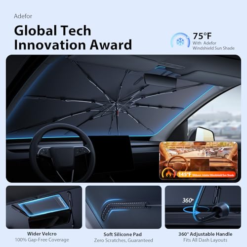 2026 Upgraded Windshield Sun Shade Umbrella for Honda HR-V - Product Imagery