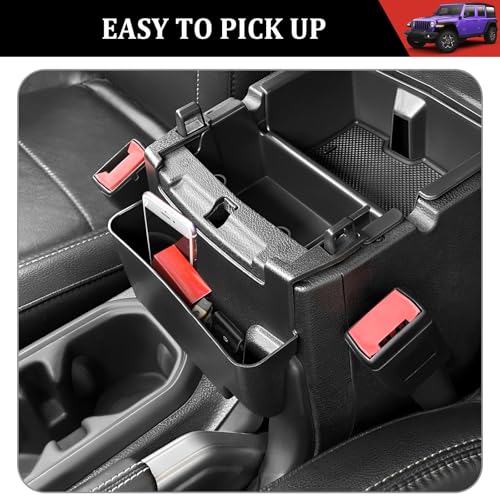 Center Console Organizer for 2018-2023 Jeep Wrangler JL 4XE - Product Imagery