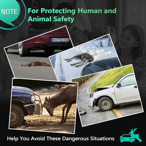 Elook Upgraded Deer Whistles for Car, Deer Horn for Car, Save - Product Imagery