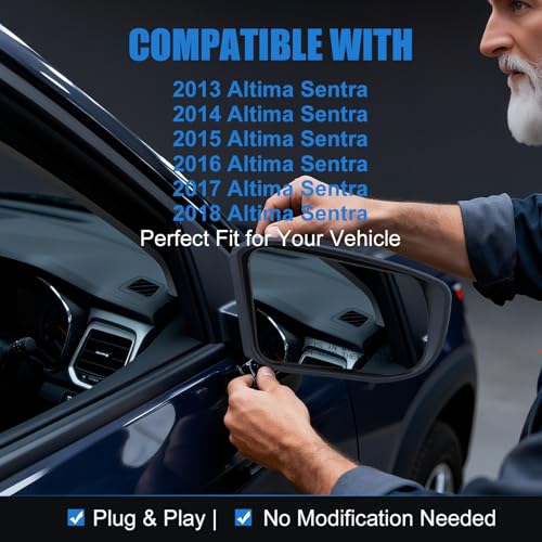 Passenger Side Mirror Glass Replacement Compatible with - Product Imagery