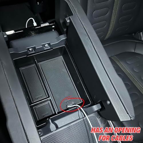 2Pcs Center Console Organizer for 2022-2026 Rivian R1S R1T - Product Imagery