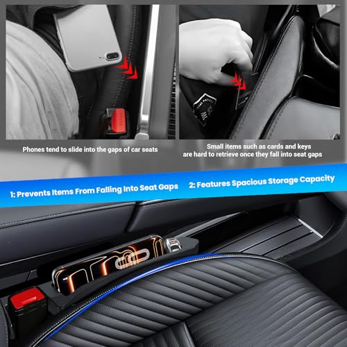 Half-Sized Seat Gap Filler Compatible with Ford F150 F250 F350 - Product Imagery