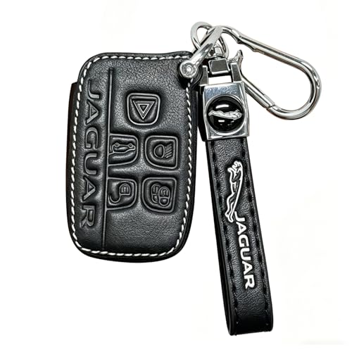 Leather Car Keychain, forJaguar I-PAC F-PAC E-PAC XEL XFL XJ XF - Product Imagery