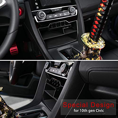 Thenice Central Console Organizer with USB for Honda Civic - Product Imagery