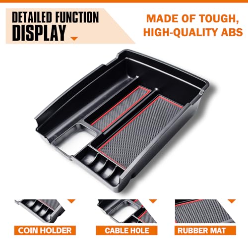 Center Console Tray for Nissan Rogue 2014-2020 - Product Imagery