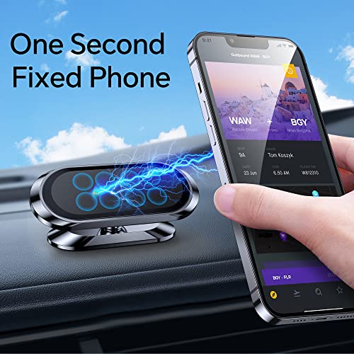 【2-Pack】 Magnetic Phone Holder for Car Dash【Strong Magnet】 - Product Imagery