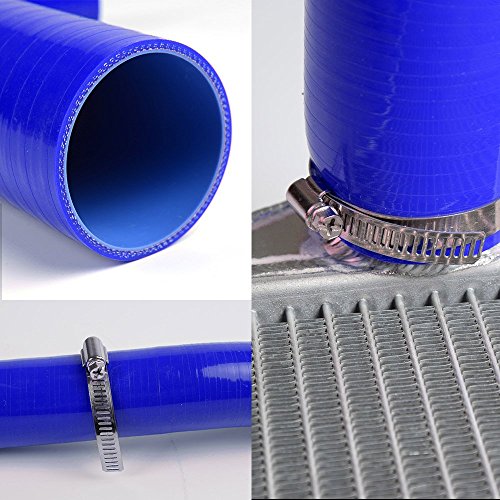 G-PLUS Silicone Radiator Hose Pipe Kit Clamps Compatible With - Product Imagery