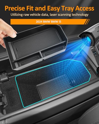 for BMW i5 Center Console Organizer for 5 Series i5 G60 G61 2024 - Product Imagery