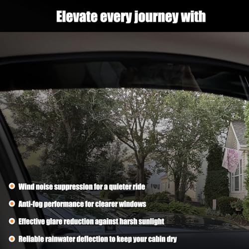 AUXKO in-Channel Rain Guards for Chevy/Chevrolet Tahoe, GMC - Product Imagery