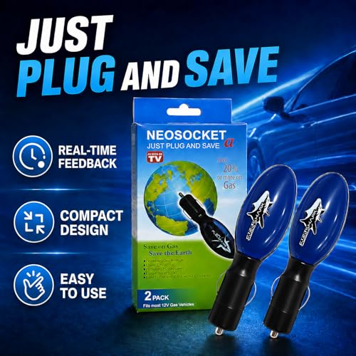 2026 Fuel Sync Gas Saver Device, 2 Pack Plug-in Gas Saver for - Product Imagery