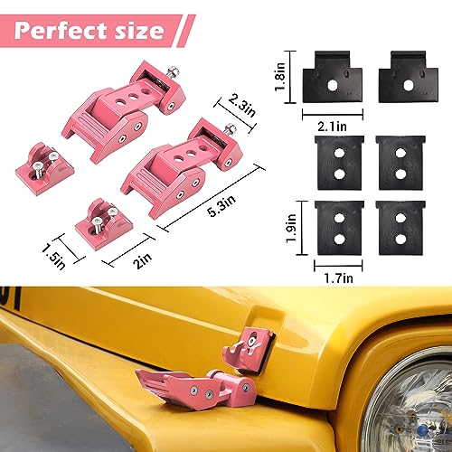 RT-TCZ for Wrangler TJ Hood Latches Catch Kit Compatible with - Product Imagery