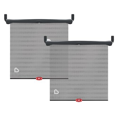 Munchkin Brica Sun Safety Car Window Shade with Heat Alert, - Product Imagery