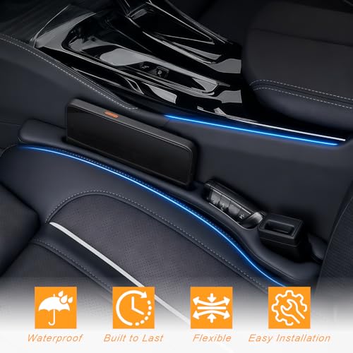 Car Seat Gap Filler Organizer, Anti-Drop Seat Gap Filler 2 Pack - Product Imagery
