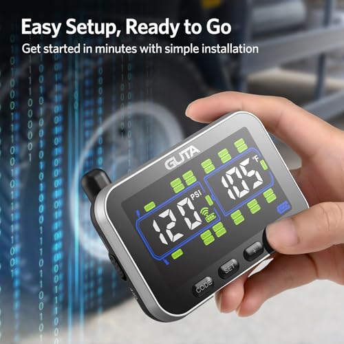 GUTA GT20 Trailer Tire Pressure Monitoring System, TPMS with 4 - Product Imagery
