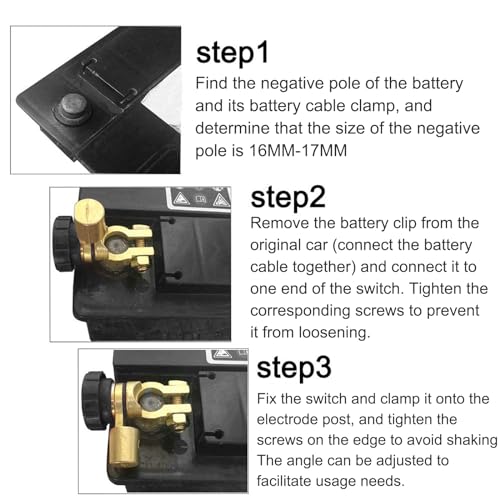 Top Post Battery Master Disconnect Switch - 2pcs Reliable Quick - Product Imagery