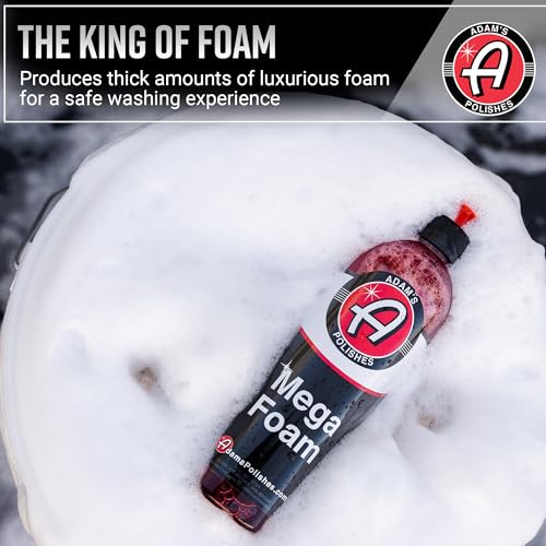 Adam’s Mega Foam (16oz) - pH Neutral Car Soap For Car Washing, - Product Imagery