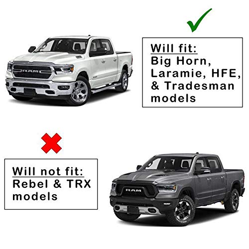 Fit 2019-2024 Dodge Ram 1500 Fender Flares W/Mud Guard - Product Imagery