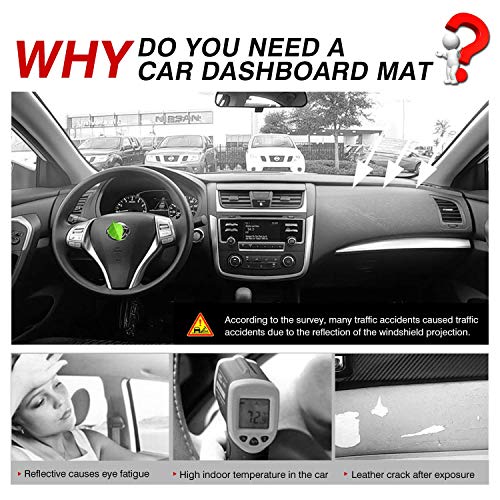 Autorder Dashboard Cover Mat for 2013-2018 Nissan Altima - Product Imagery