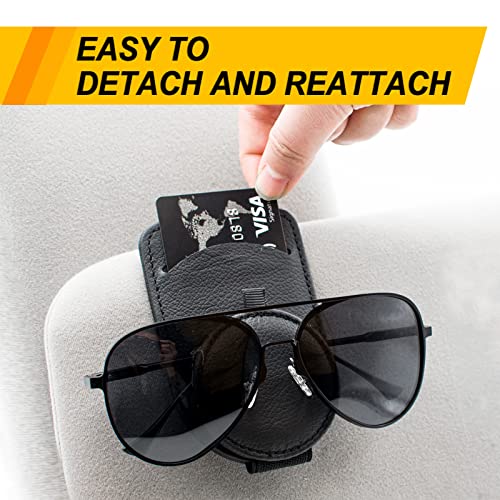 Sunglass Holder for Car Visor, Magnet Adsorbed Sunglasses Holder - Product Imagery