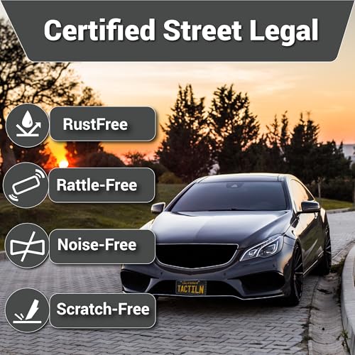 TACTILIAN Original Silicone American Flag License Plate Frames - - Product Imagery