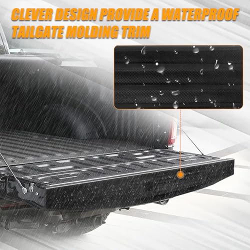 Tailgate Molding Trim Compatible with 2017 2018 2019 2020 2021 - Product Imagery