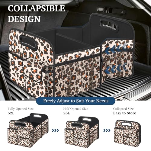 Femuar Car Trunk Organizer, Trunk Storage Organizer with Large - Product Imagery