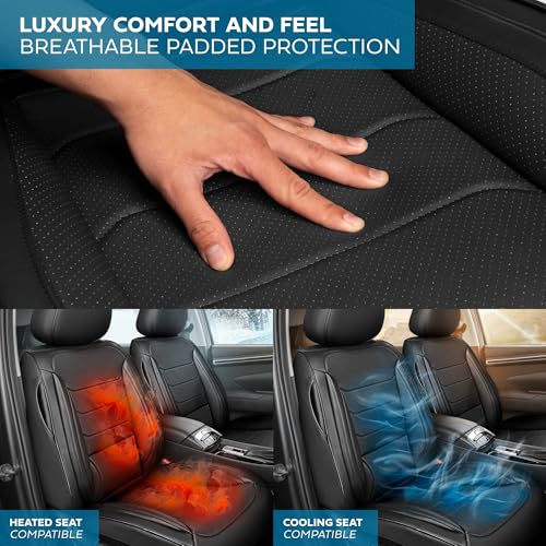 MotorBox Patriot Patriot Leather Seat Covers for Trucks & Cars - Product Imagery
