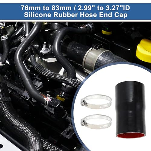 ACROPIX ID 3" to 3.25" Engine Turbo Straight Silicone Coupler - Product Imagery