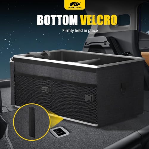 MIKKUPPA Trunk Organizer with Lid - 65L Collapsible Car Organizer - Product Imagery