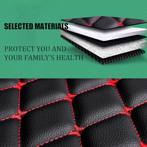 Leather Car Trunk Mat for Lincoln Aviator(6seats) 2020 2021 2022 - Product Imagery