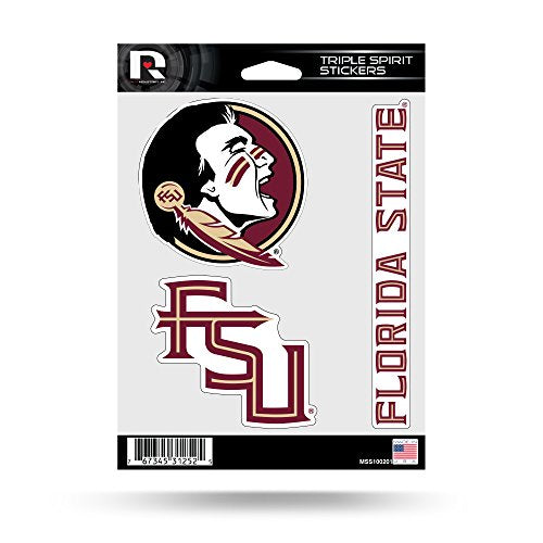Rico Industries NCAA Alabama Design Triple Sticker Sheet - Product Imagery
