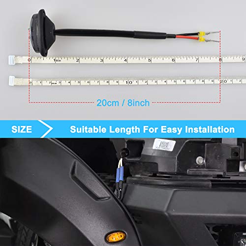 Boigoo Front Fender Flare Light Compatible for Ford Raptor F150 - Product Imagery
