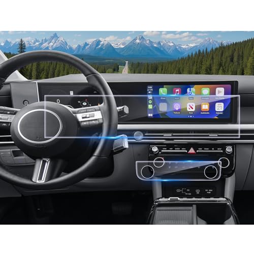 CDEFG 3Pcs for 2026 Hyundai Tucson Screen Protector Tempered - Product Imagery