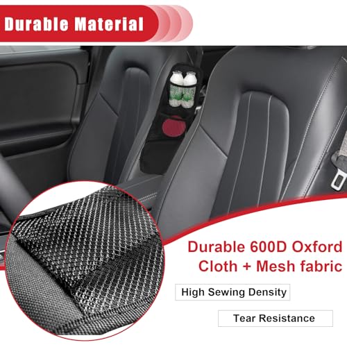QUICTO 2PCS Car Seat Storage Hanging Bag, Multi-Pocket Seat Side - Product Imagery