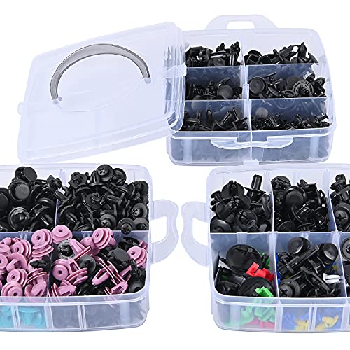 GOOACC 725Pcs Car Push Retainer Clips & Auto Fasteners - Product Imagery
