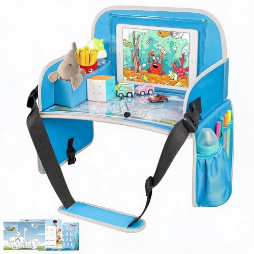 MENZOKE Kids Travel Tray, Car Seat Tray for Kids Travel, Toddler - Product Imagery