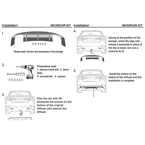 Carbon Fiber Rear Diffuser for BMW M2 F87 Coupe 2016-2020 Rear - Product Imagery