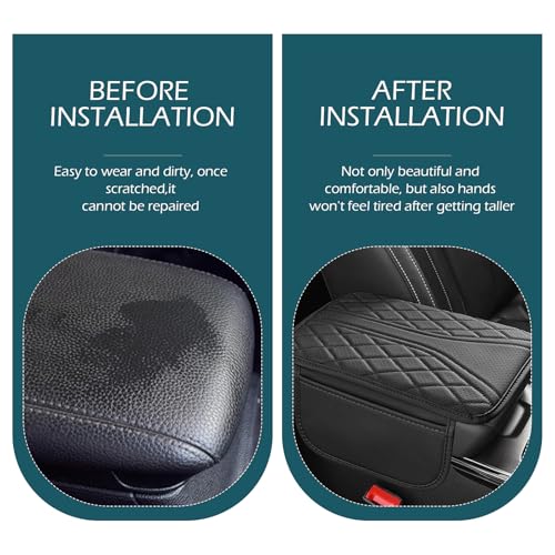 Car Center Console Cover, Leather Car Console Covers, Arm Rest - Product Imagery
