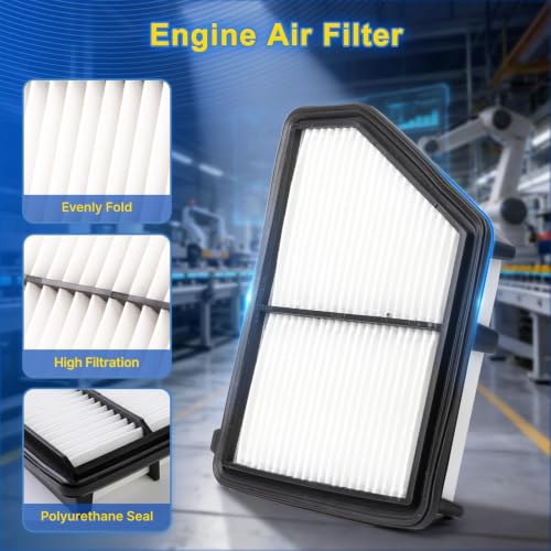 Cabin & Engine Air Filter Kit for 2016-2022 Honda HR-V 1.8L(Gas) - Product Imagery