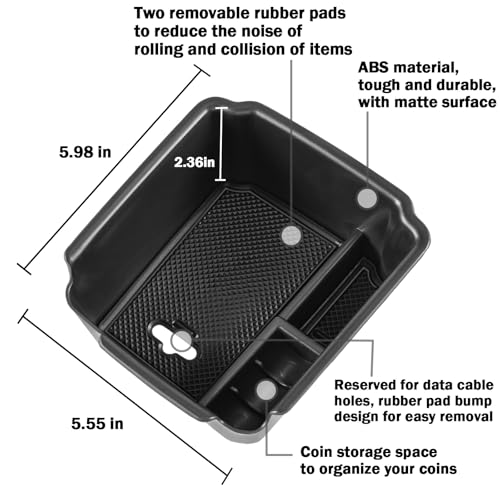 Center Console Organizer For 2022-2024 Taos and 2018-2024 Tiguan - Product Imagery