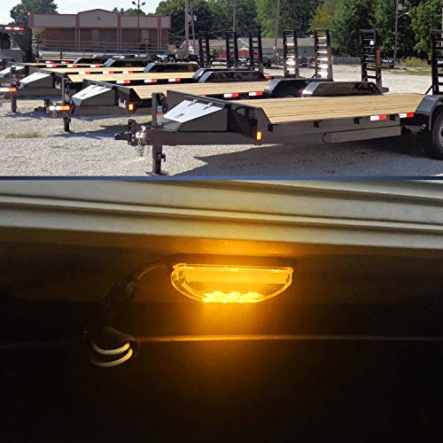 Nilight 2PCS 3.9 Inch Amber LED Side Marker Lights for Trailer - Product Imagery