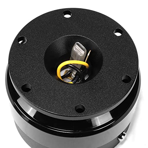 NRG Innovations Race Steering Wheel Quick Release (Black - Product Imagery
