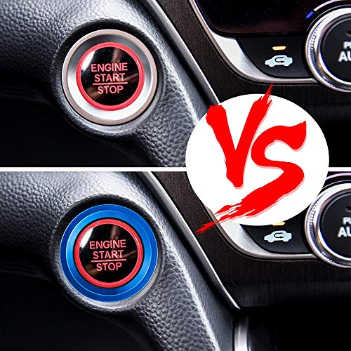 TOMALL Aluminum Engine Start Stop Push Button Cover Trim - Product Imagery