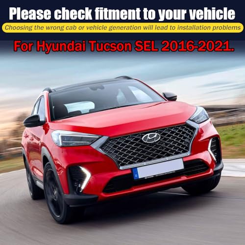 Rain Guards for Hyundai Tucson SEL 2016-2021, Tape-on Side - Product Imagery