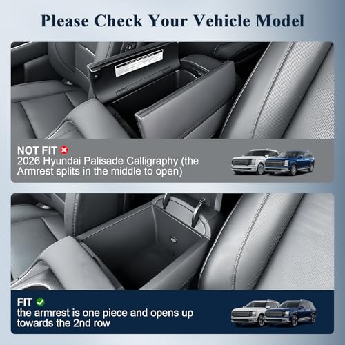 BIBIBO for 2026 Hyundai Palisade Center Console Cover 2026 - Product Imagery