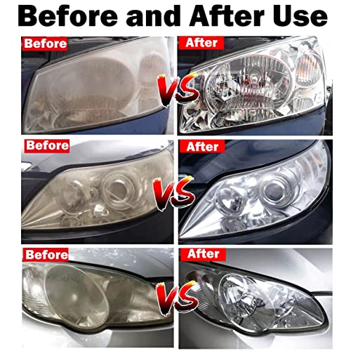 Car Headlight Restoration Kit, Auto Headlight Lens Polish Repair - Product Imagery